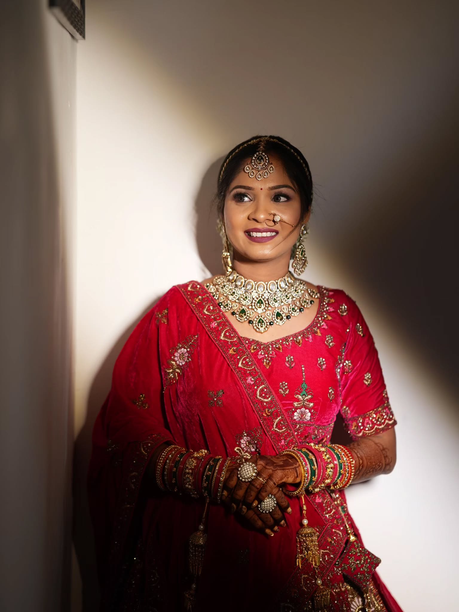 Bridal portrait photographed by Marvel Creation